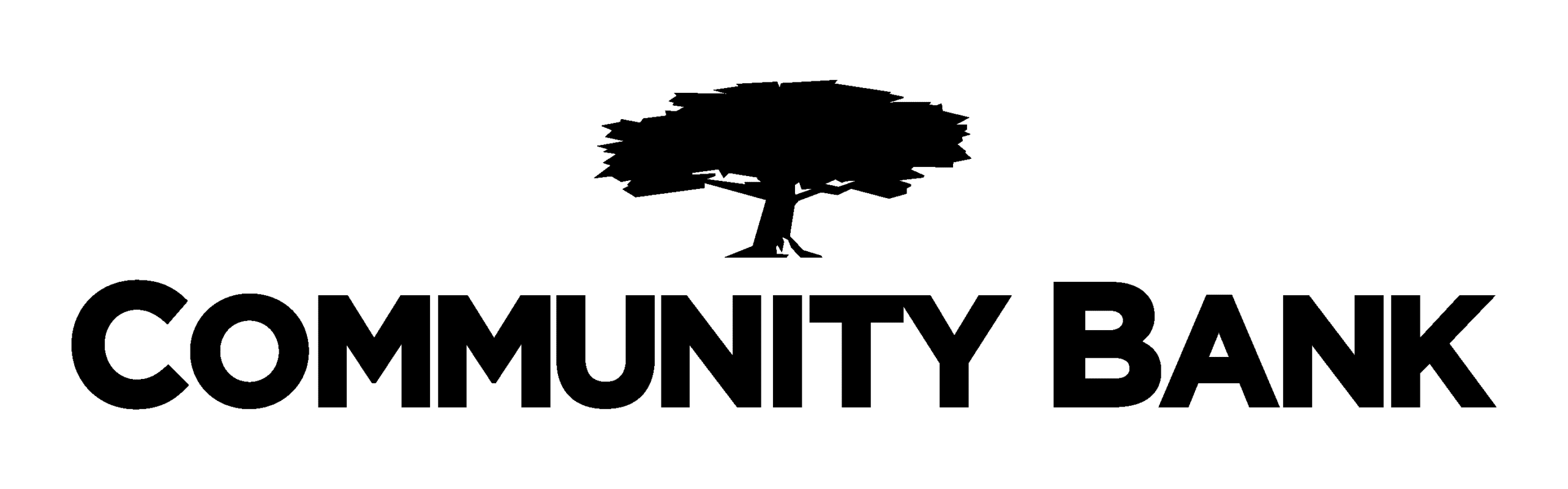 Community Bank Logo Black