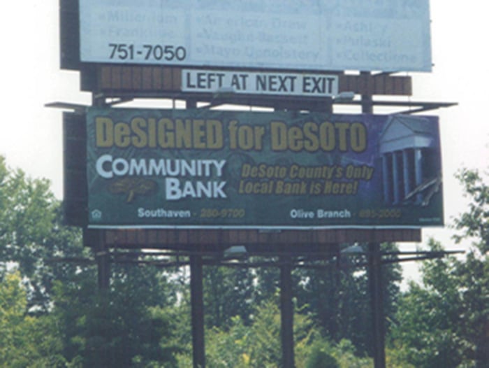 Desoto billboard